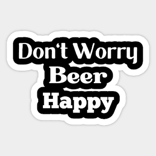 beer happy Sticker